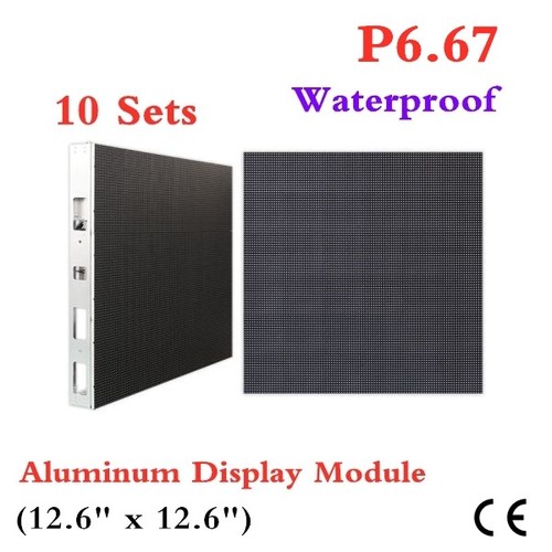 P6.67 Waterproof LED Common Cathode Aluminum Display Module 320 x 320mm ...