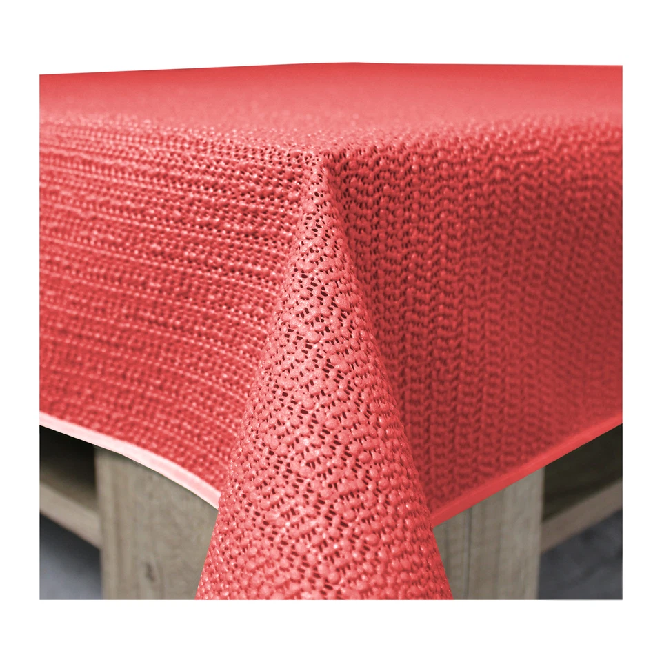 Garten Tischdecke Outdoor PVC rechteckig Terrasse Balkon rutschfest wetterfest - Bild 4 von 4