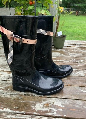 burberry rain boots size 37