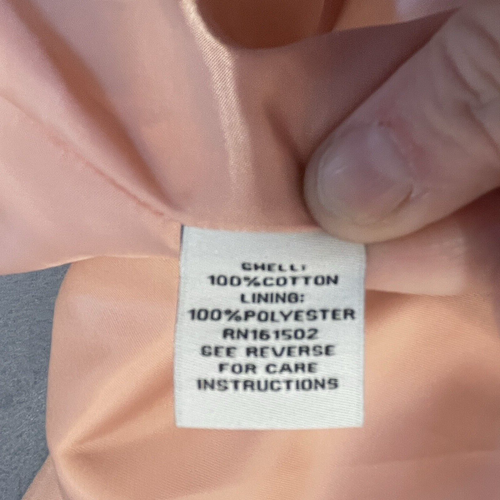 NWOT J. Peterman XXL Duster Trench Dusty Rose Pink Cotton Dress Coat Womens 2XL - Picture 7 of 7