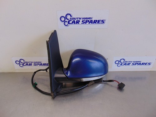 Volkswagen Golf Wing Mirror PLUS 05-08 Passengers Left Door Blue LD5Q Indicator