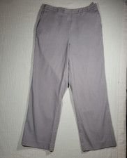 Alfred Dunner Womens Pants 12 Gray Pull On Elastic Waist Pockets