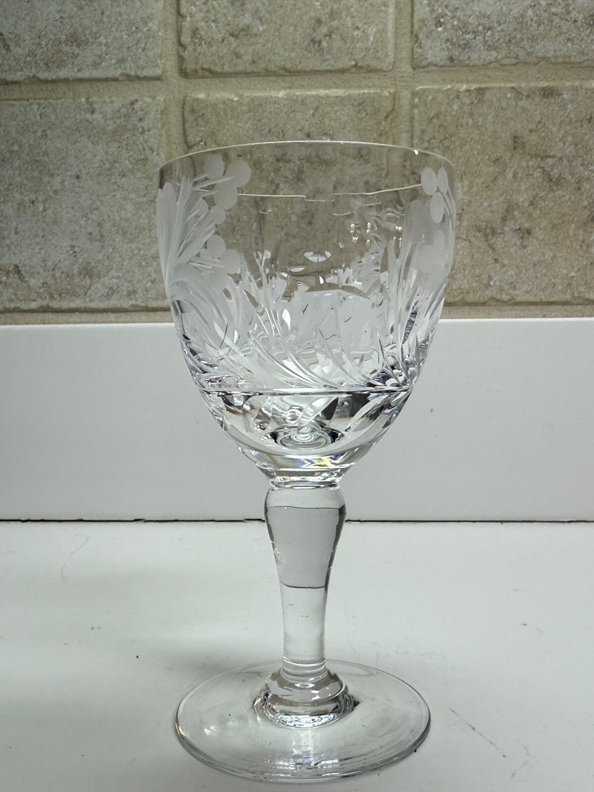 Royal Brierley Honeysuckle Wine Glasses-Set of 5