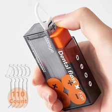 Automatic Pop-up Dental Floss Box Travel-friendly Portable Pick Storage