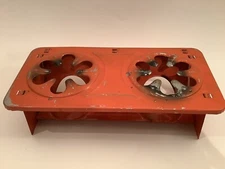 VINTAGE STERNO CAMPING FOLDING COOK STOVE No. 46 DOUBLE BURNER USA