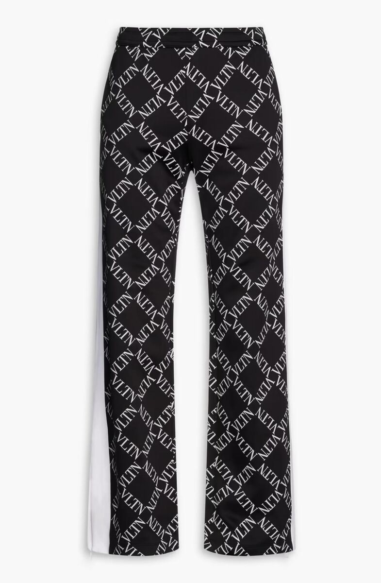 VALENTINO GARAVANI Satin jersey Monogram Logo VLTN Track VALENTINO GARAVANI Satin jersey Monogram Logo VLTN Track