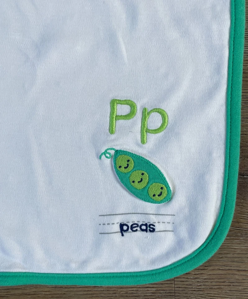 Manta alfabeto Gymboree vaina guisante seguridad bebé manta de recepción Lovey 2016 Foto 4 de 4