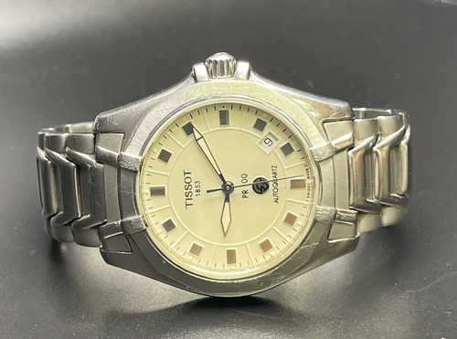 TISSOT AUTOMATIC 17J AUTOQUARTZ STAINLESS \u0026 CREAM DIAL WATCH PR100 P680/780  | eBay