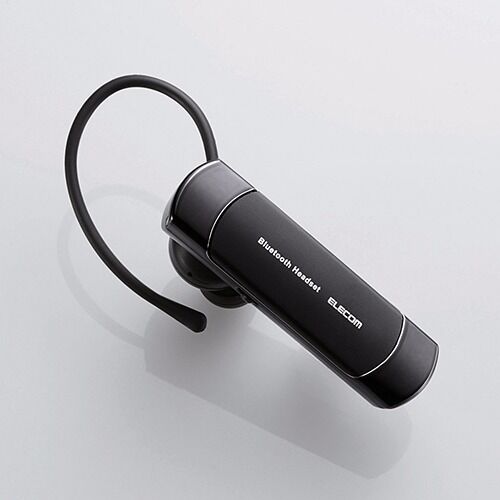 ELECOM LBT-HS20MMP BK A2DP-supported Bluetooth Headset Black NEW from Japan - Picture 1 of 2