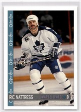 1992-93 O-Pee-Chee Ric Nattress Toronto Maple Leafs #98