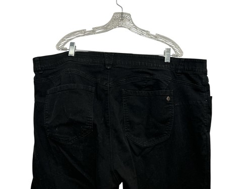 Democracy Jeans Women 24W Straight Leg Ab Solution Black Stretch Denim BootyLift - Picture 6 of 14