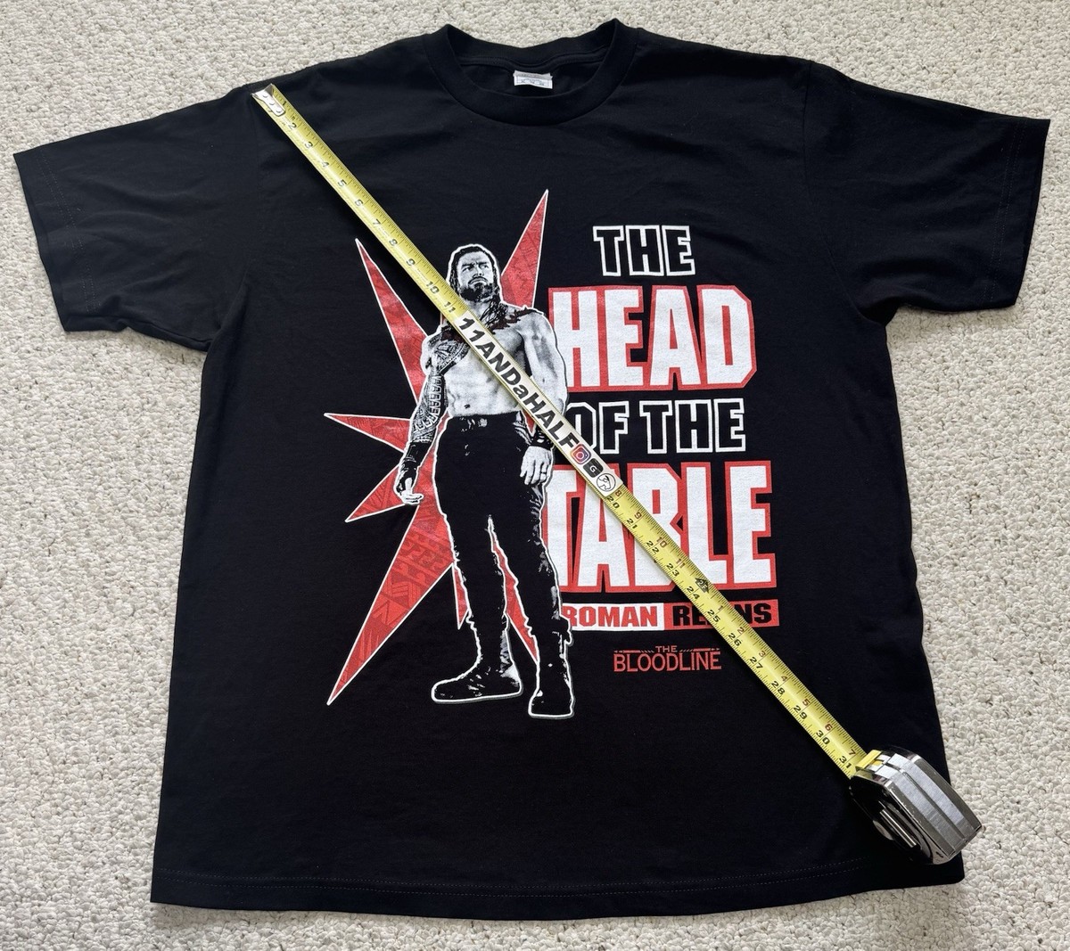 Roman Reigns shirt XL WWE The Head of the Table | eBay