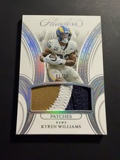 Panini 2024 Flawless Patch Autographs Kyren Williams Silver PA-KWS /20 Rams