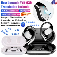 Translator Earbuds 144 Languages Real Time Online/OffLine Translation Earphones