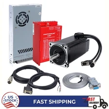 12Nm Closed Loop Stepper Kit V2.0 Nema 34 Motor 1700oz.in w/ Power Supply