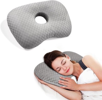 Ohrloch Piercing Kissen Piercing Pillow Ohrpolster Nackenkissen rund ergonomisch