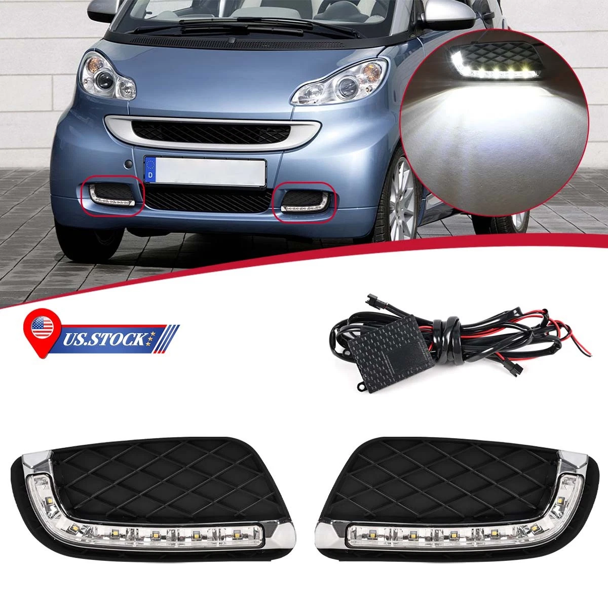 Fog & Driving Lights for Smart fortwo for sale | eBay