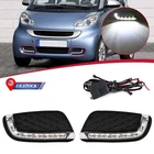 Pair of DRL Daytime Running Light Fog Light For Benz Smart Fortwo W451 2008-2011