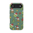 Cute Minimalist Christmas Green Holiday Dog Grinch Phone Case iPhone 7-17