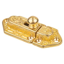Fancy Cast Brass Cabinet Door Latch Victorian Antique Hardware UA-131-LPB