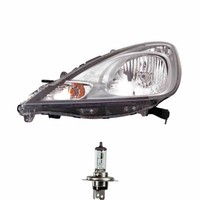 Halogen Scheinwerfer Links H4 Chrom FüR Honda Jazz III Inklusive Lampen
