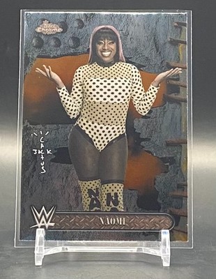 2025 Topps Chrome Cactus Jack WWE Naomi Base #92 Friday Night Smackdown