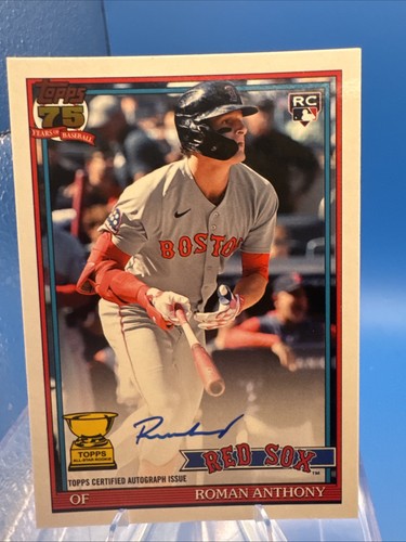 Roman Anthony #91B2-RA 2026 Topps Series 2 1991 Autograph card