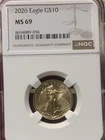 2026 $10 1/4-oz American Gold Eagle NGC MS69