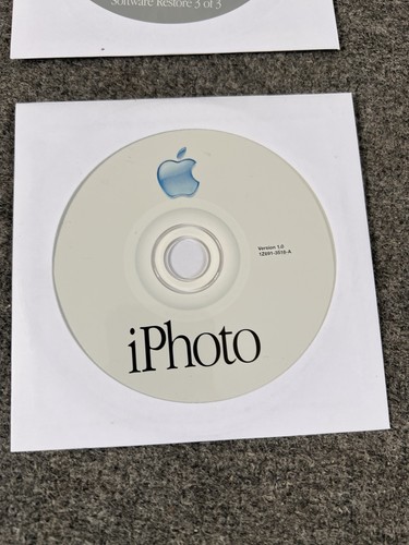 Mac OS 9.2.2 10.1.2 PowerBook G4 Software Restore Hardware Test Discs OEM iPhoto - Picture 9 of 9