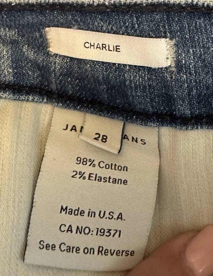 Pantalones Cortos para Mujer James Jeans Charlie Sueltos Boyfriend Denim Jean Dobladillo Enrollado 28 Foto 3 de 3