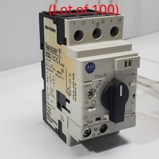  Lot of 100 ALLEN BRADLEY 140M-C2E-B16 SER C MOTOR PROTECTION CIRCUIT BREAKER