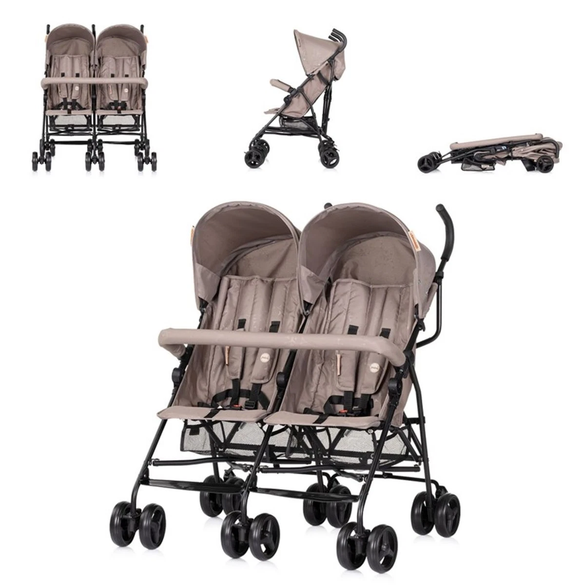 luxus kinderwagen 3 in 1 Luxus Kinderwagen 360 Drehung mit Babywanne main image 1