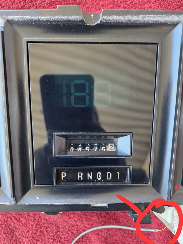 81-89 Lincoln Town Car Digital Dash Gauge Cluster Instrument OEM Speedometer - Image 3 of 4