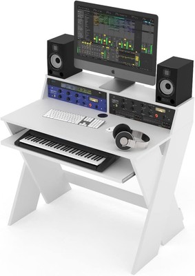 Glorious Sound Desk Compact Professional Studio Workstation with Pull-out