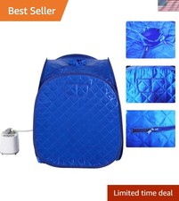 Portable Personal Steam Sauna Tent with 900W Remote Control - Detox  Relax