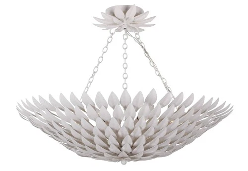 Crystorama Broche 24 1/2" Wide Matte White Ceiling Light - Picture 1 of 5