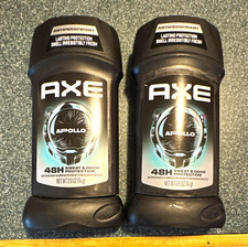 AXE Apollo Antiperspirant Stick Apollo Scent 48-Hour Protection 2.6 oz 2-Pack