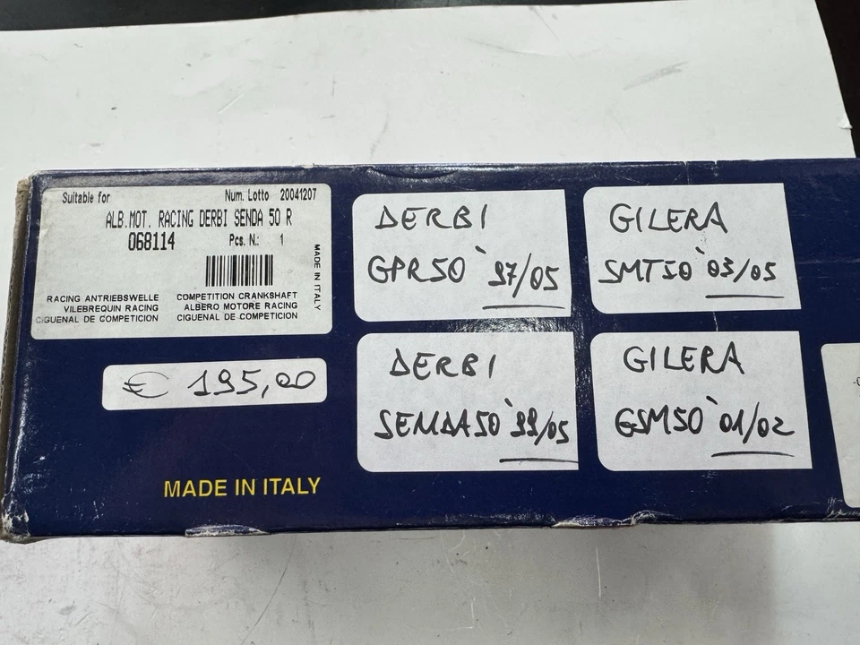 Albero motore Athena Derbi Senda 50’99/05-GPR50’97/05-Gilera GSM-SMT50’01/05 - Immagine 3 di 4