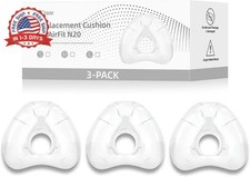 3 Pack Replacement Nasal Cushion for ResMed AirFit N20, Compatible with Original