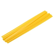 8 Pcs Yellow Plastic Welding Rods 9.5mm x 250mm HDPE Strip(0.4inch x 10inch)