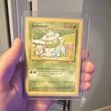 Wizards of the Coast Pokemon TCG 1995 Base Set Bulbasaur 44/102