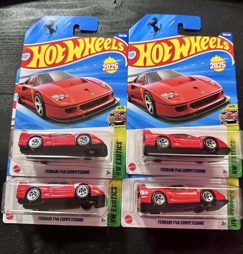 2025 Hot Wheels Ferrari F40 Competizone HW Exotics (Red) Brand New Perfect Shape