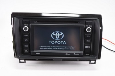 TOYOTA SEQUOIA TUNDRA Radio Navigation NAV Unit AM-FM CD GPS OEM 2014 - 2016
