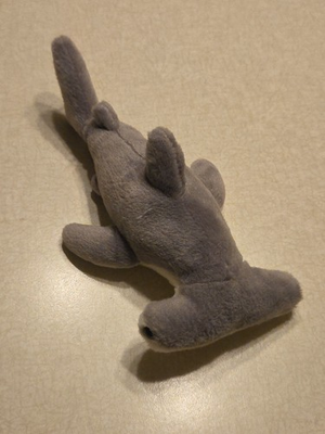 #ad Aurora Plush 8quot; Hammerhead Shark Grey Ocean $12.00