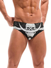 Graffiti 3D Print Swim Men's Briefs  Women's Briefs