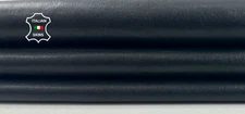 JET BLACK Soft Italian Goatskin Goat Leather hide hides skins 5sqf 0.8mm #C5427