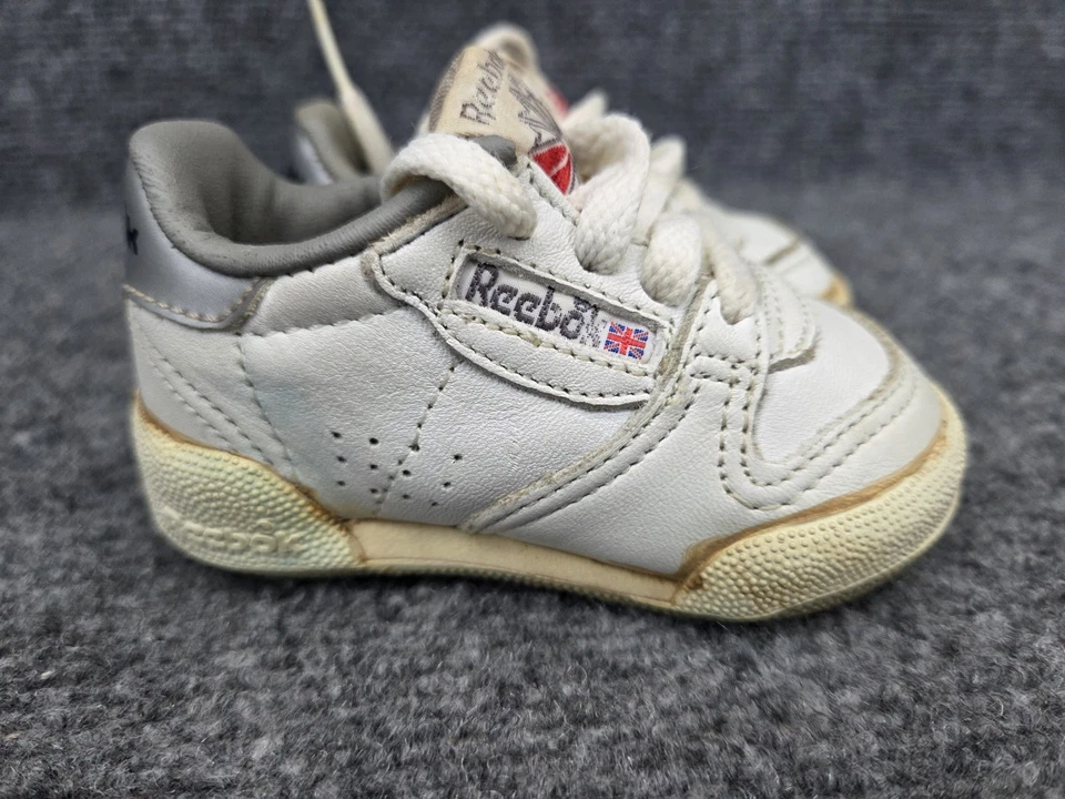 Reebok Bebé Infantil Champion Blanco/Blanco EE. UU. Talla 4 De Colección 86-1771 999 Foto 2 de 4