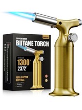 RAVS Copper Butane Torch Lighter, Refillable Kitchen Torch Cooking Torches with