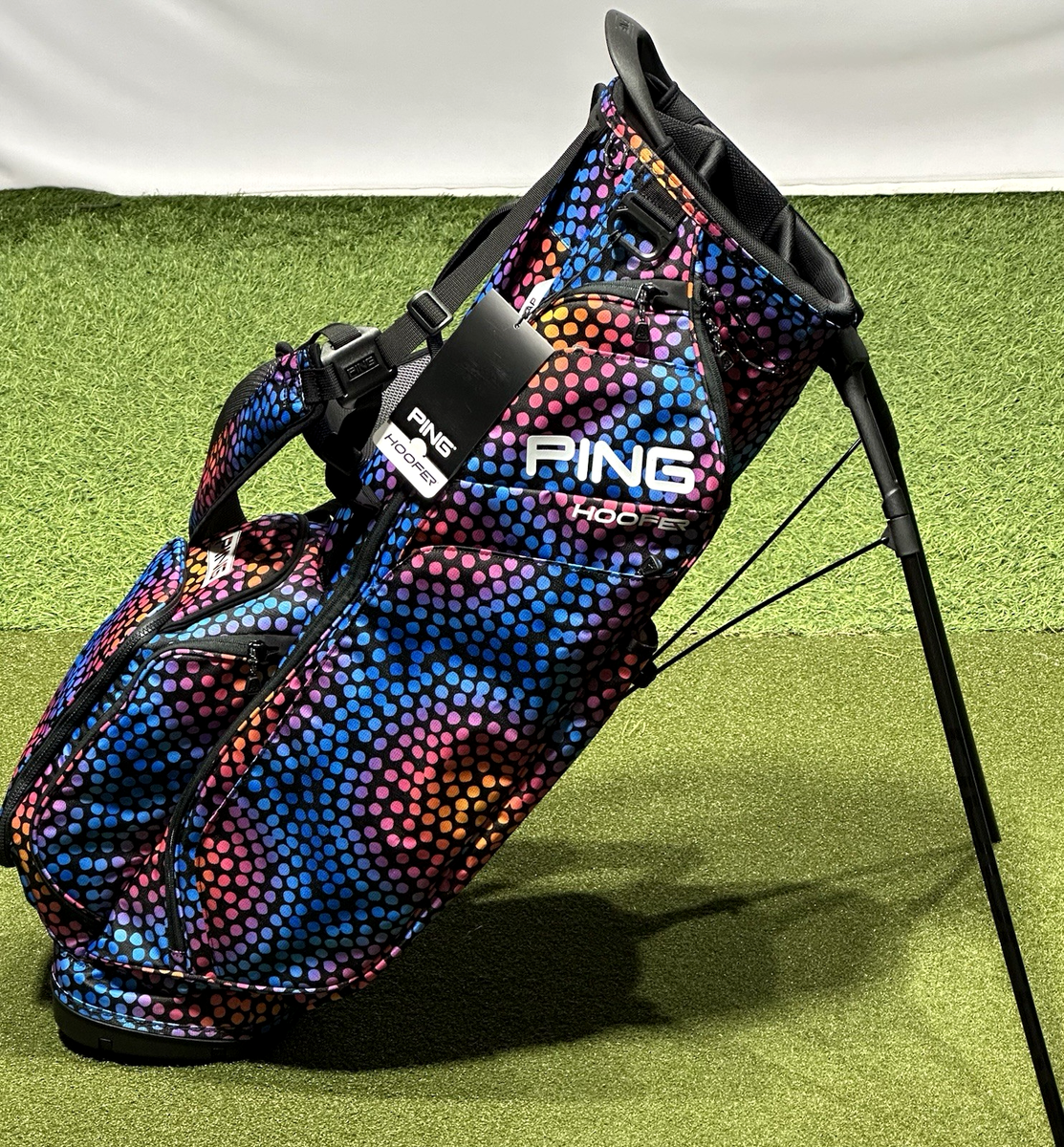 PING Hoofer 231 Golf Stand Carry Bag 5-Way Divider Color: Mosaic