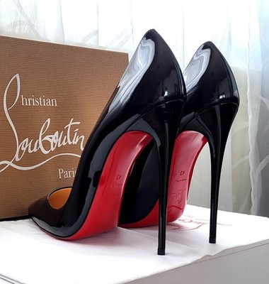 ''BRANDNEU'' Original Christian Louboutin Pumps So Kate 120 Schwarz Lack EUR 43